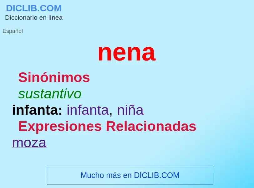 What is nena - meaning and definition