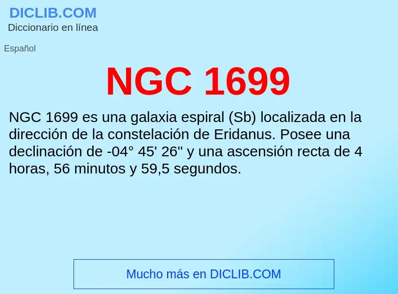 O que é NGC 1699 - definição, significado, conceito