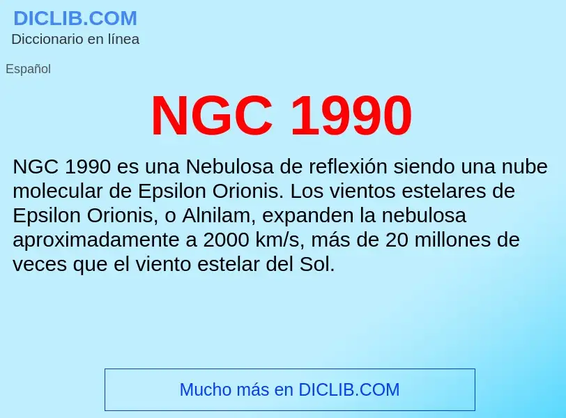 O que é NGC 1990 - definição, significado, conceito