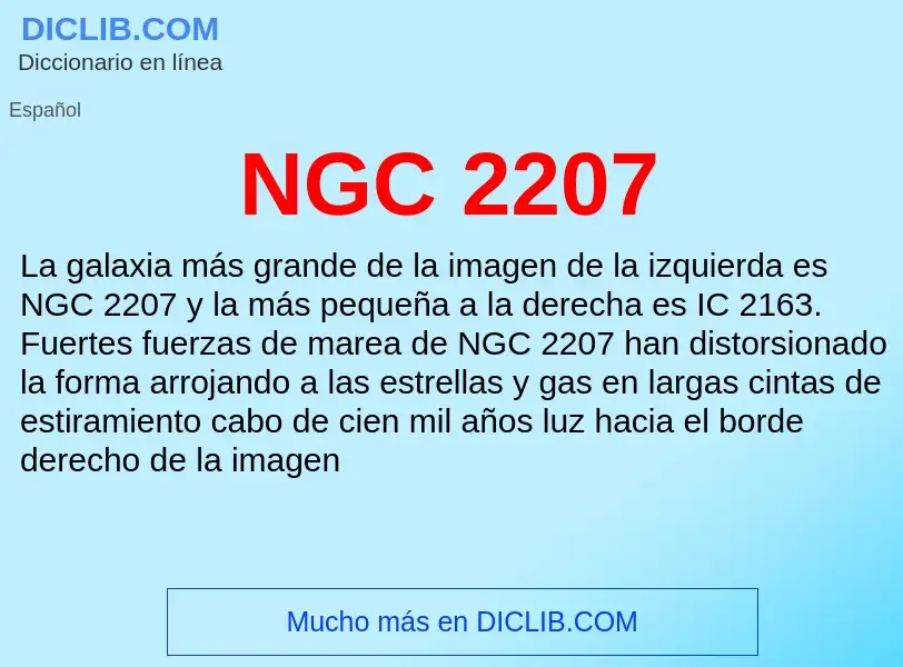 What is NGC 2207 - meaning and definition