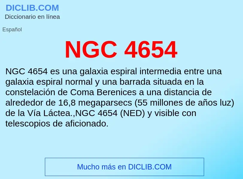 O que é NGC 4654 - definição, significado, conceito