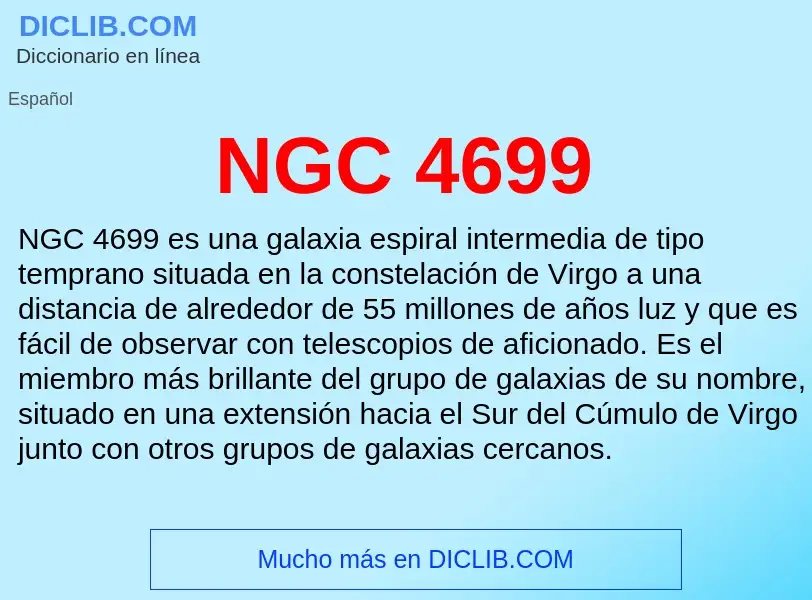 O que é NGC 4699 - definição, significado, conceito