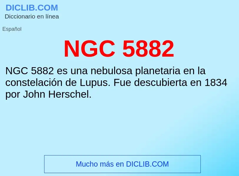 O que é NGC 5882 - definição, significado, conceito