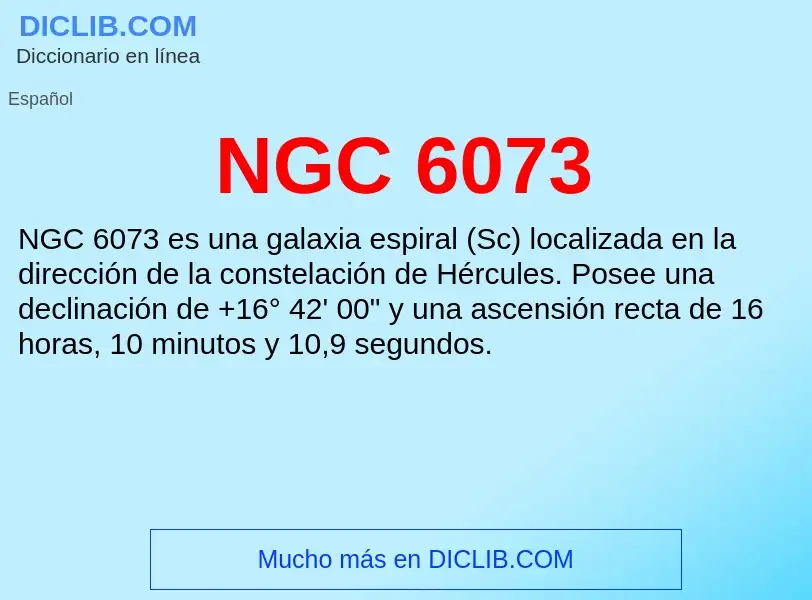 O que é NGC 6073 - definição, significado, conceito