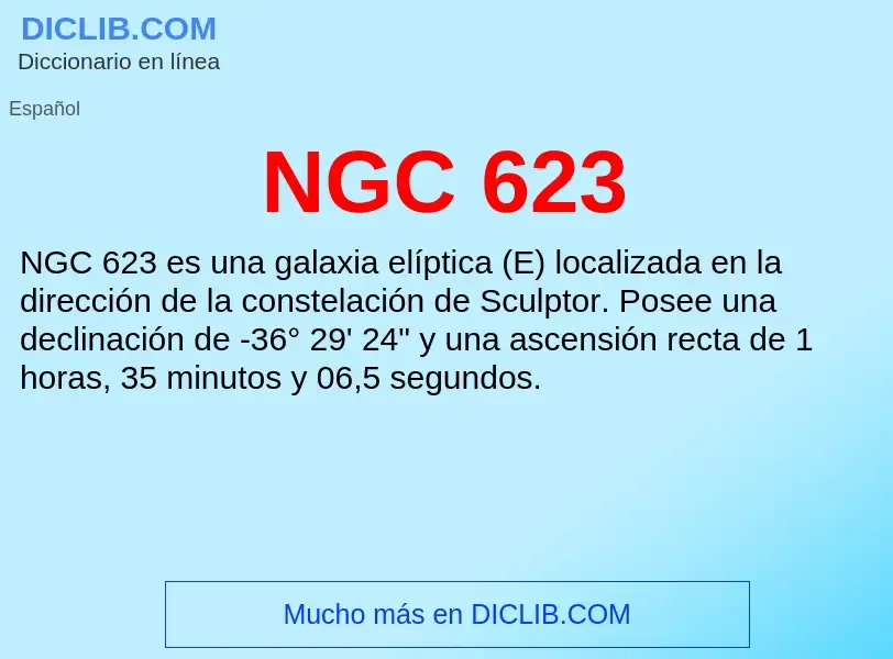 O que é NGC 623 - definição, significado, conceito