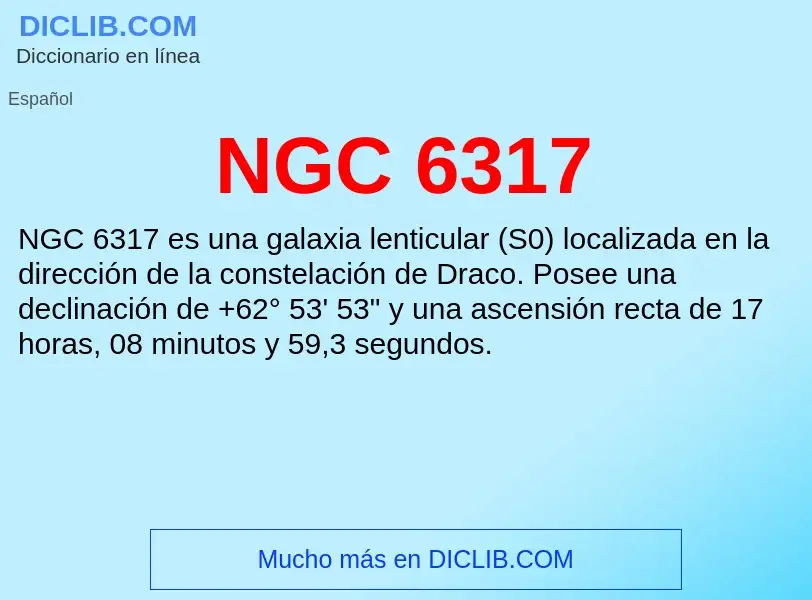 O que é NGC 6317 - definição, significado, conceito