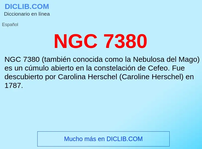 O que é NGC 7380 - definição, significado, conceito