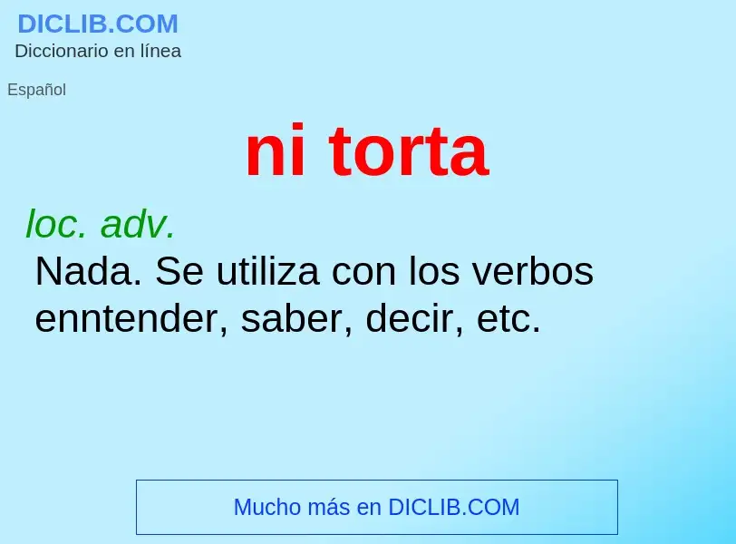 Wat is ni torta - definition