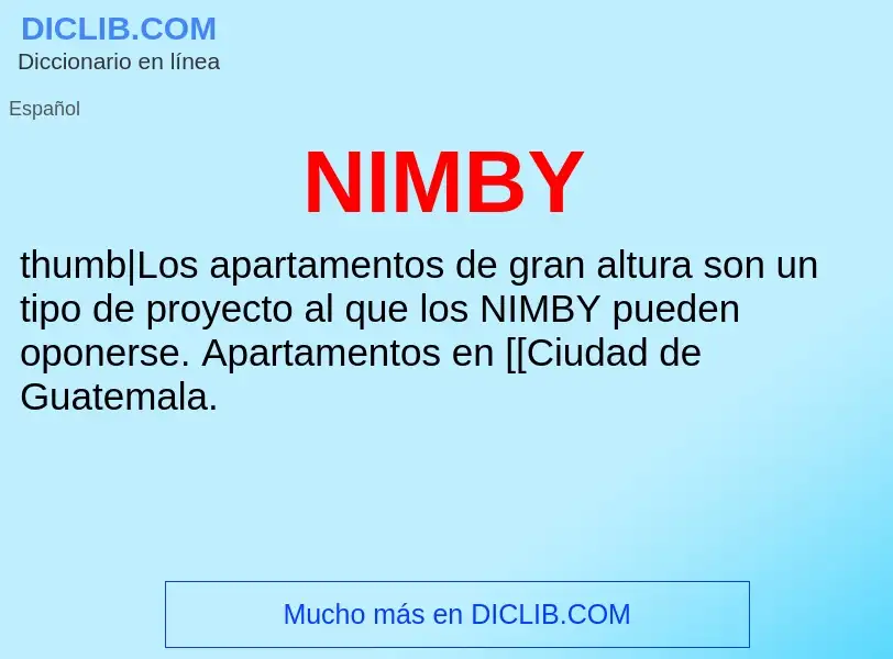 O que é NIMBY - definição, significado, conceito