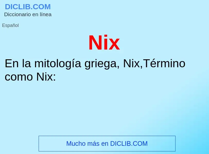 O que é Nix - definição, significado, conceito