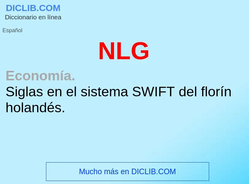 O que é NLG - definição, significado, conceito