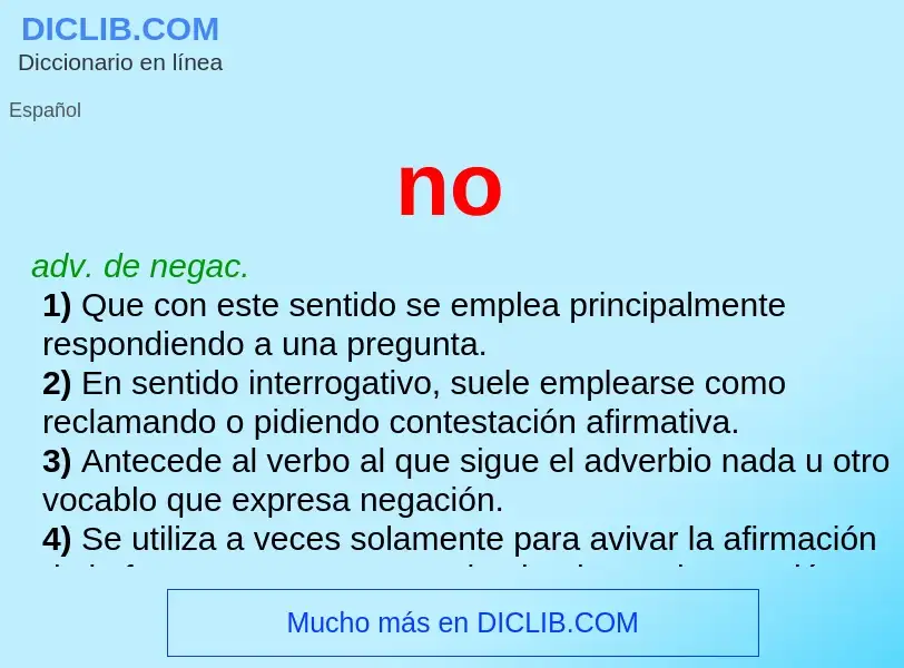 O que é no - definição, significado, conceito