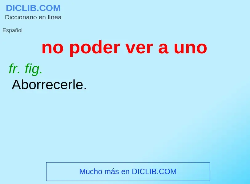 O que é no poder ver a uno - definição, significado, conceito