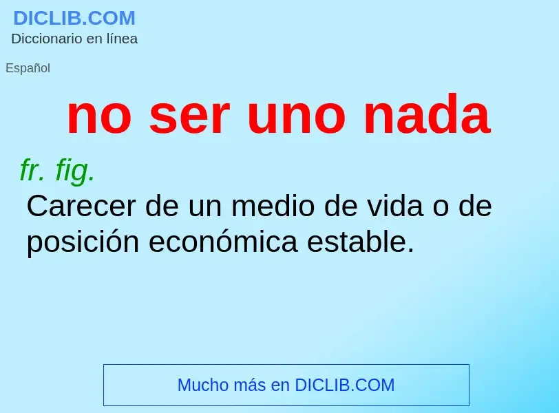 O que é no ser uno nada - definição, significado, conceito