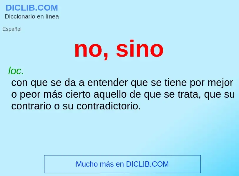 O que é no, sino - definição, significado, conceito