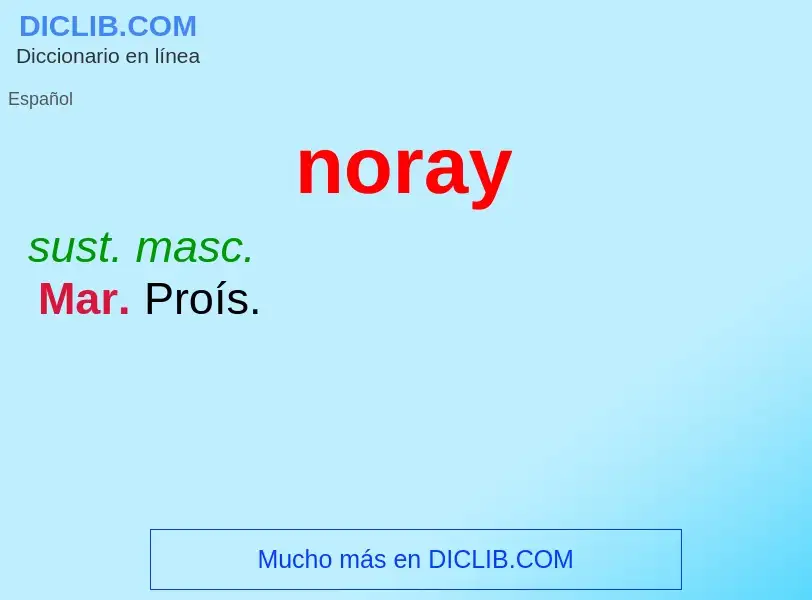 Wat is noray - definition