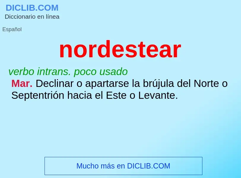 Что такое nordestear - определение