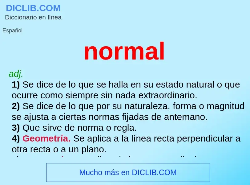 Was ist normal - Definition