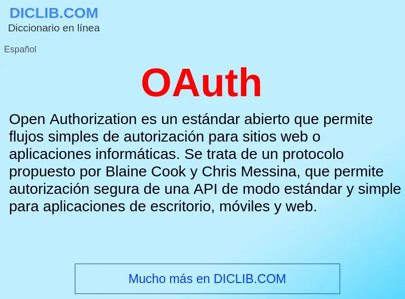 Что такое OAuth - определение