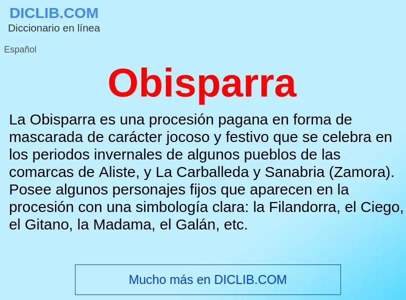 What is Obisparra - definition