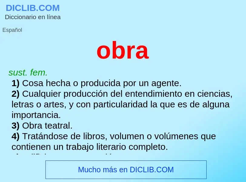 Wat is obra - definition