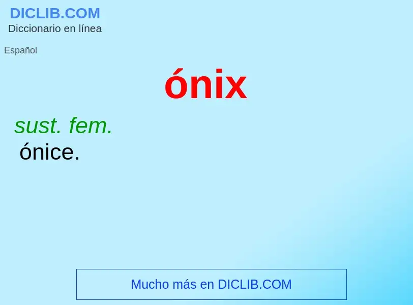 O que é ónix - definição, significado, conceito