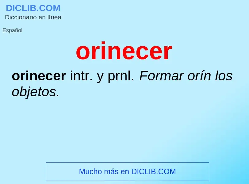 What is orinecer - definition