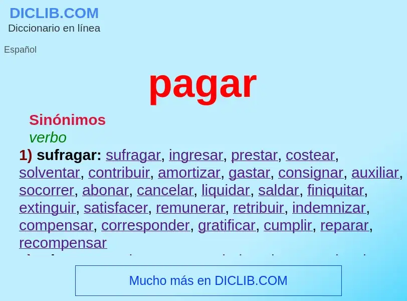 O que é pagar - definição, significado, conceito