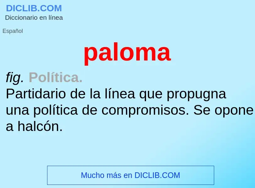 What is paloma - definition