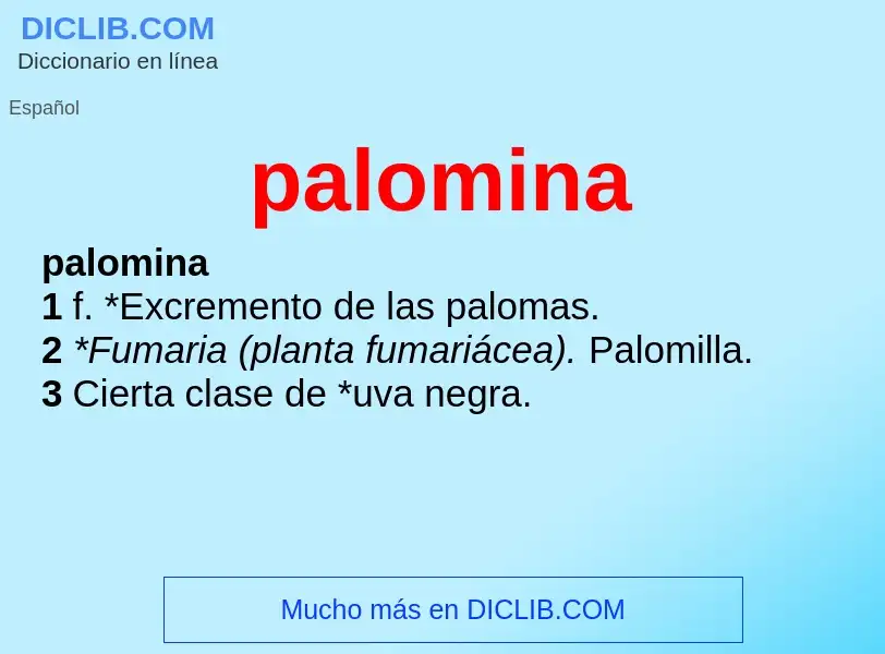 Что такое palomina - определение