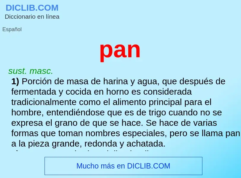 O que é pan - definição, significado, conceito