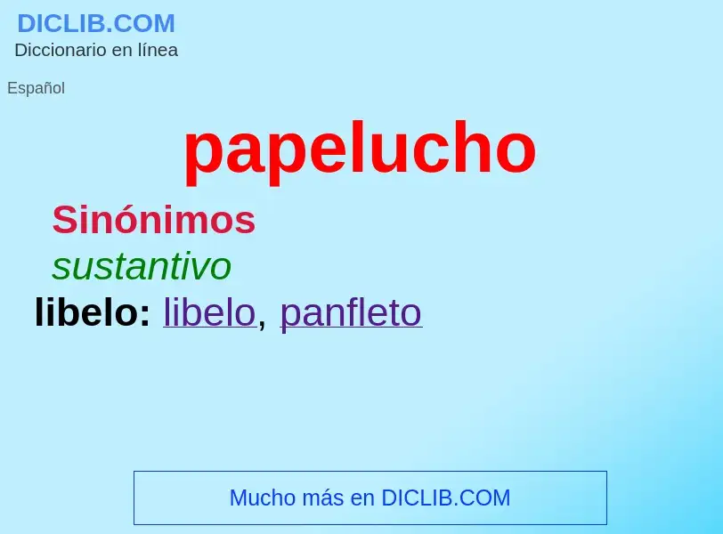 O que é papelucho - definição, significado, conceito