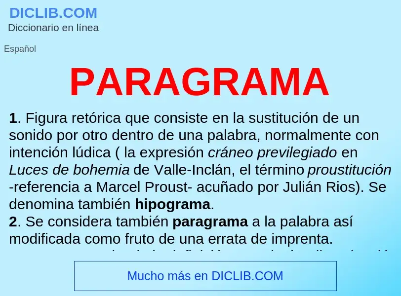 O que é PARAGRAMA - definição, significado, conceito