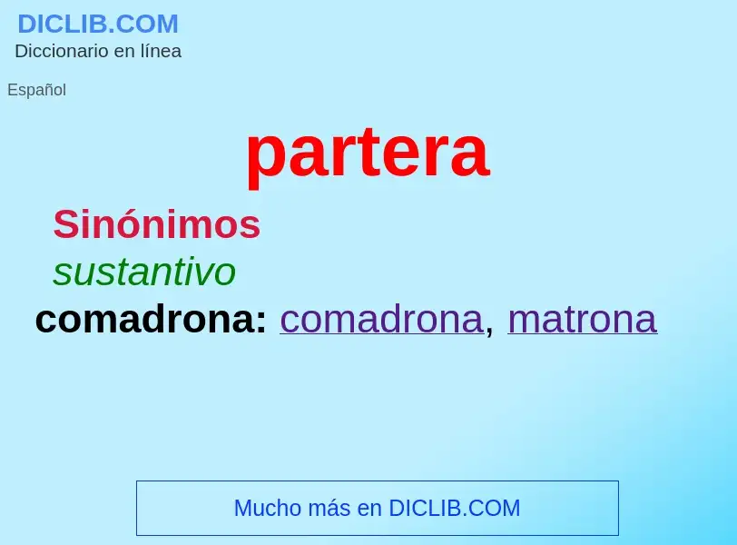 What is partera - definition