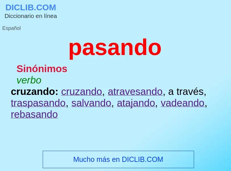 ¿Qué es pasando? - significado y definición