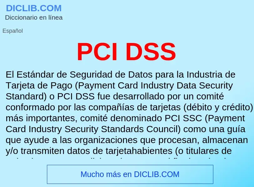 Τι είναι PCI DSS - ορισμός