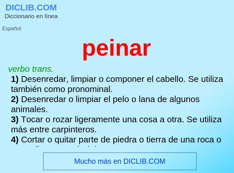 Wat is peinar - definition