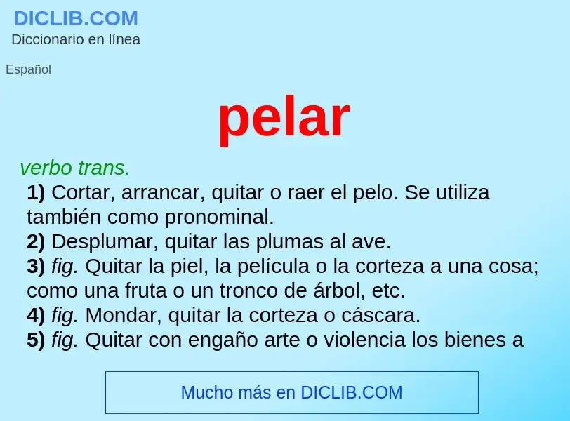 What is pelar - definition