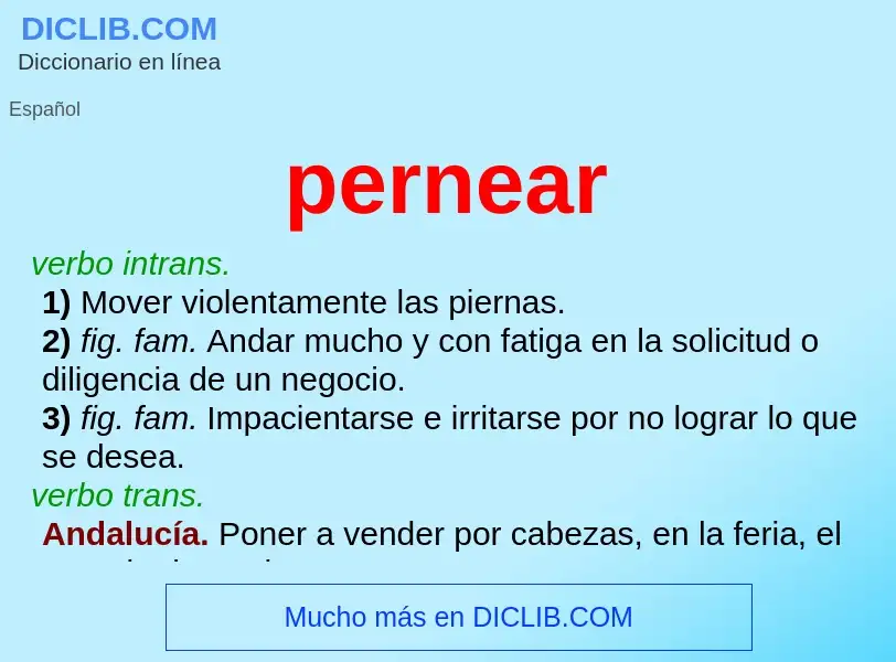 Wat is pernear - definition