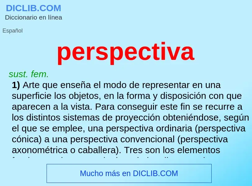 O que é perspectiva - definição, significado, conceito