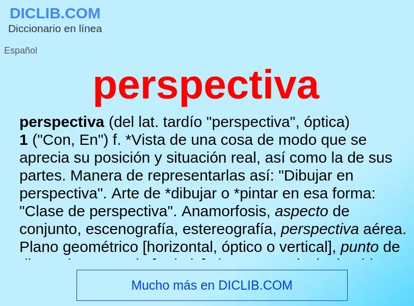 Wat is perspectiva - definition