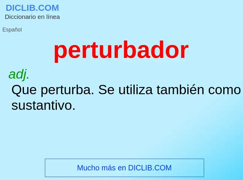 O que é perturbador - definição, significado, conceito