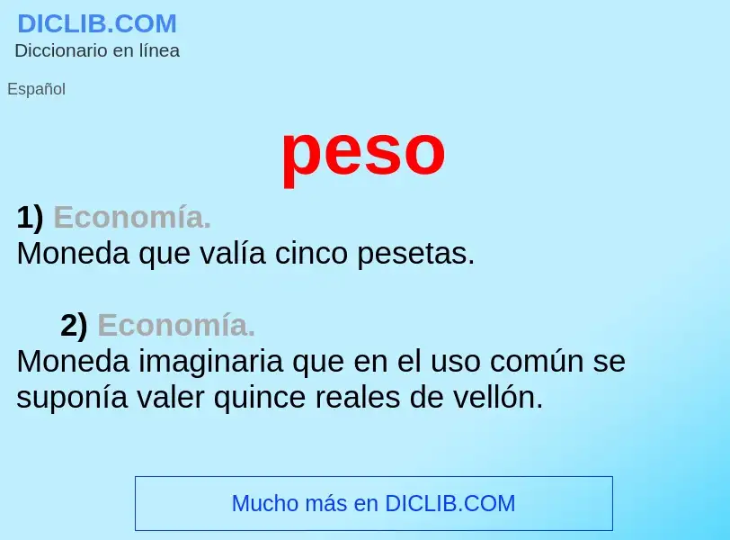 O que é peso - definição, significado, conceito