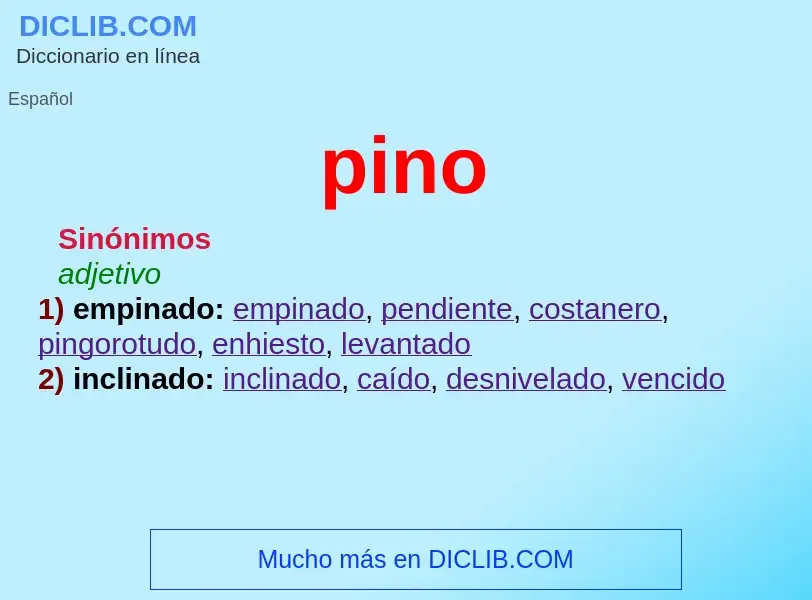 O que é pino - definição, significado, conceito