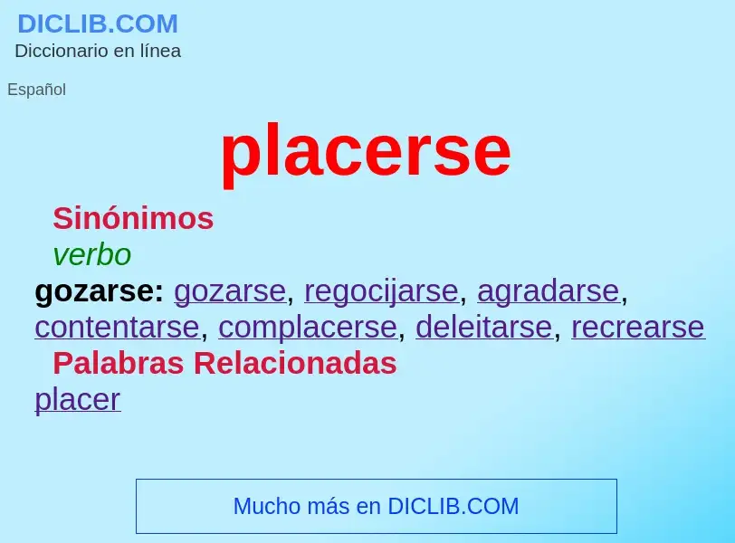 Wat is placerse - definition