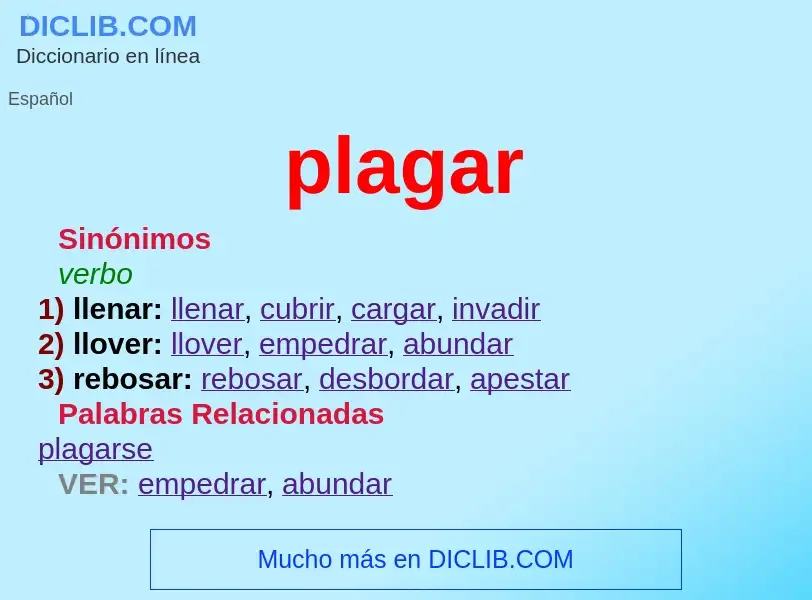 Wat is plagar - definition