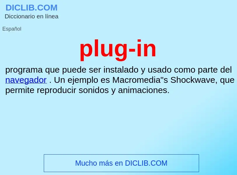 O que é plug-in - definição, significado, conceito