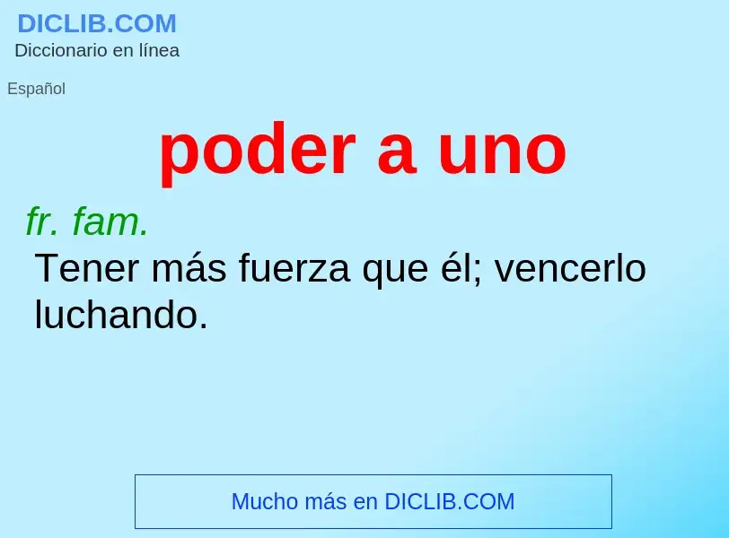 O que é poder a uno - definição, significado, conceito