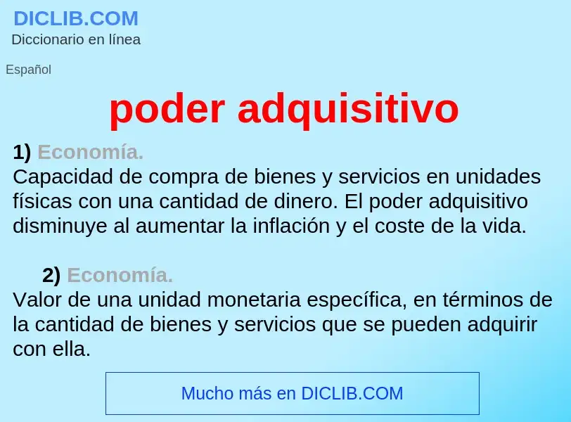 O que é poder adquisitivo - definição, significado, conceito