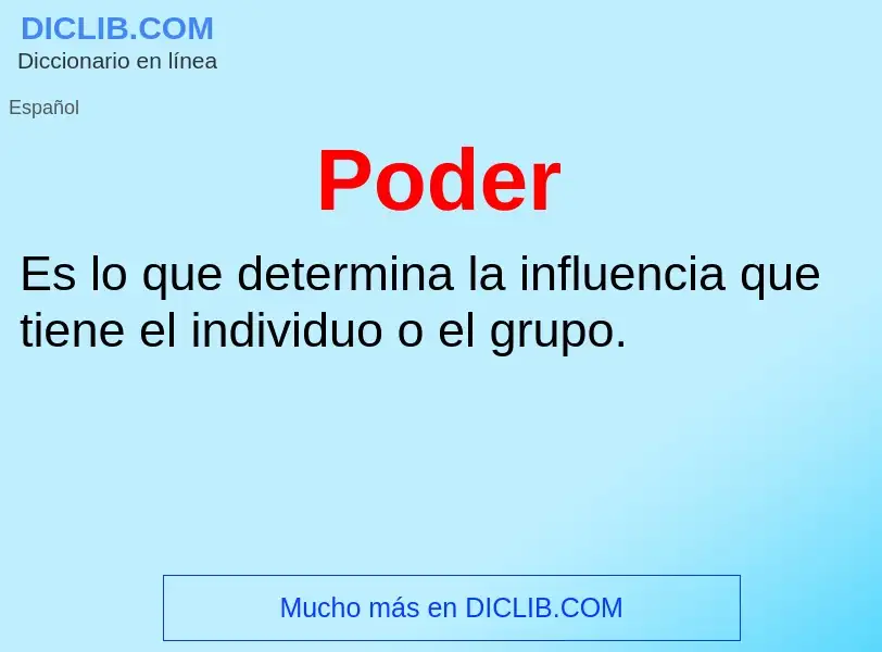 O que é Poder - definição, significado, conceito